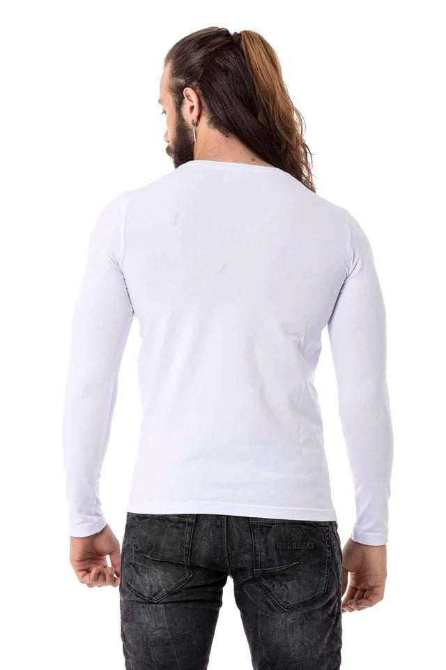 Cipo & Baxx SIMON Herren white Shirt CL510