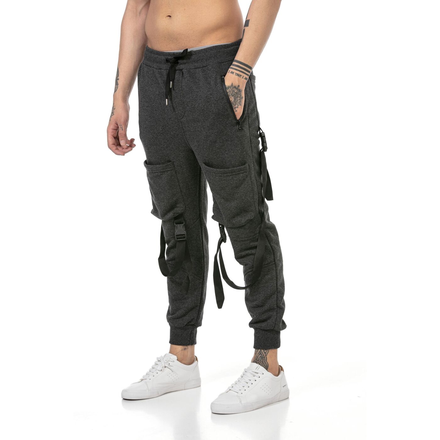 Redbridge HARPER Men's Jogging Bottoms Gray M4277