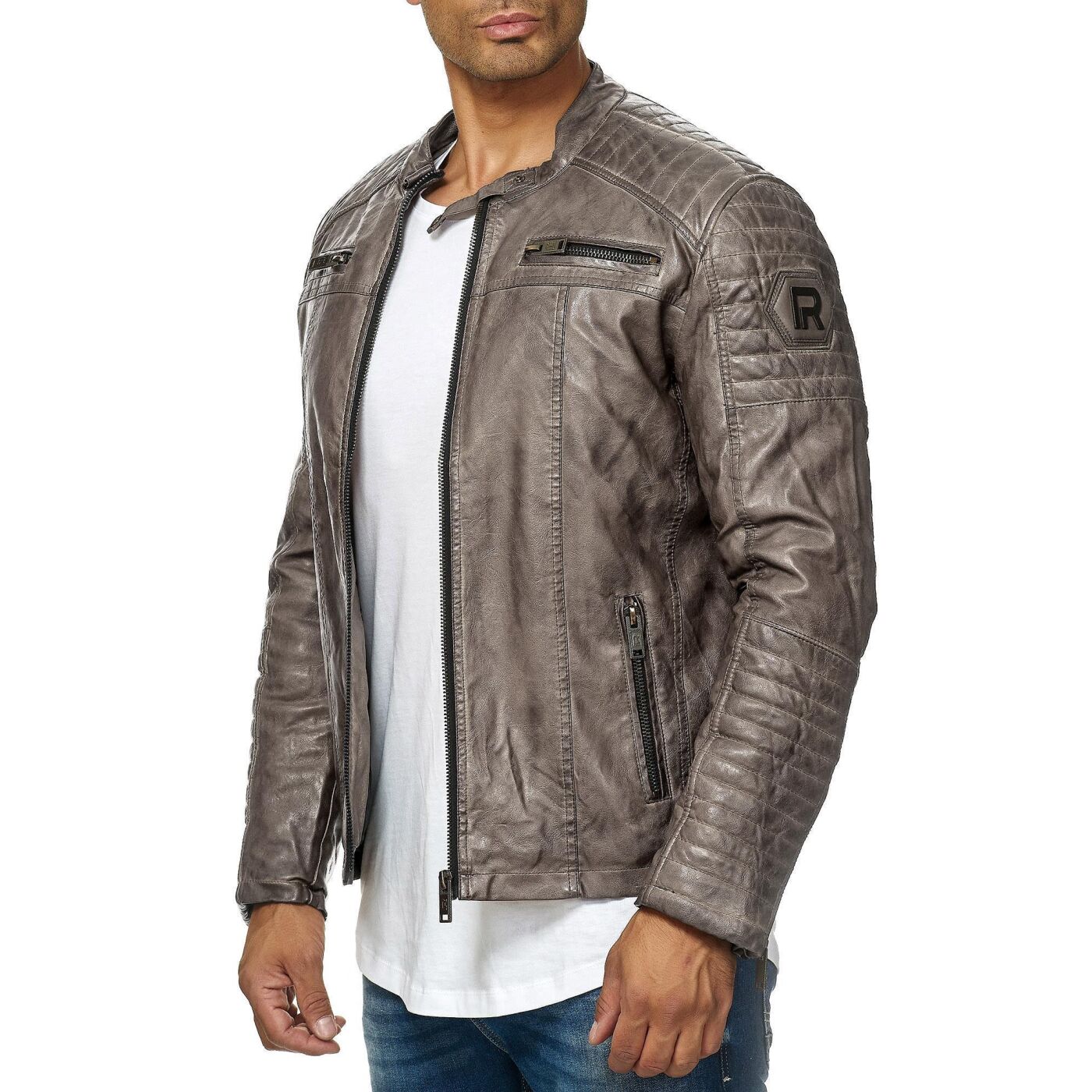 Redbridge ANCON Herren Lederjacke M6013