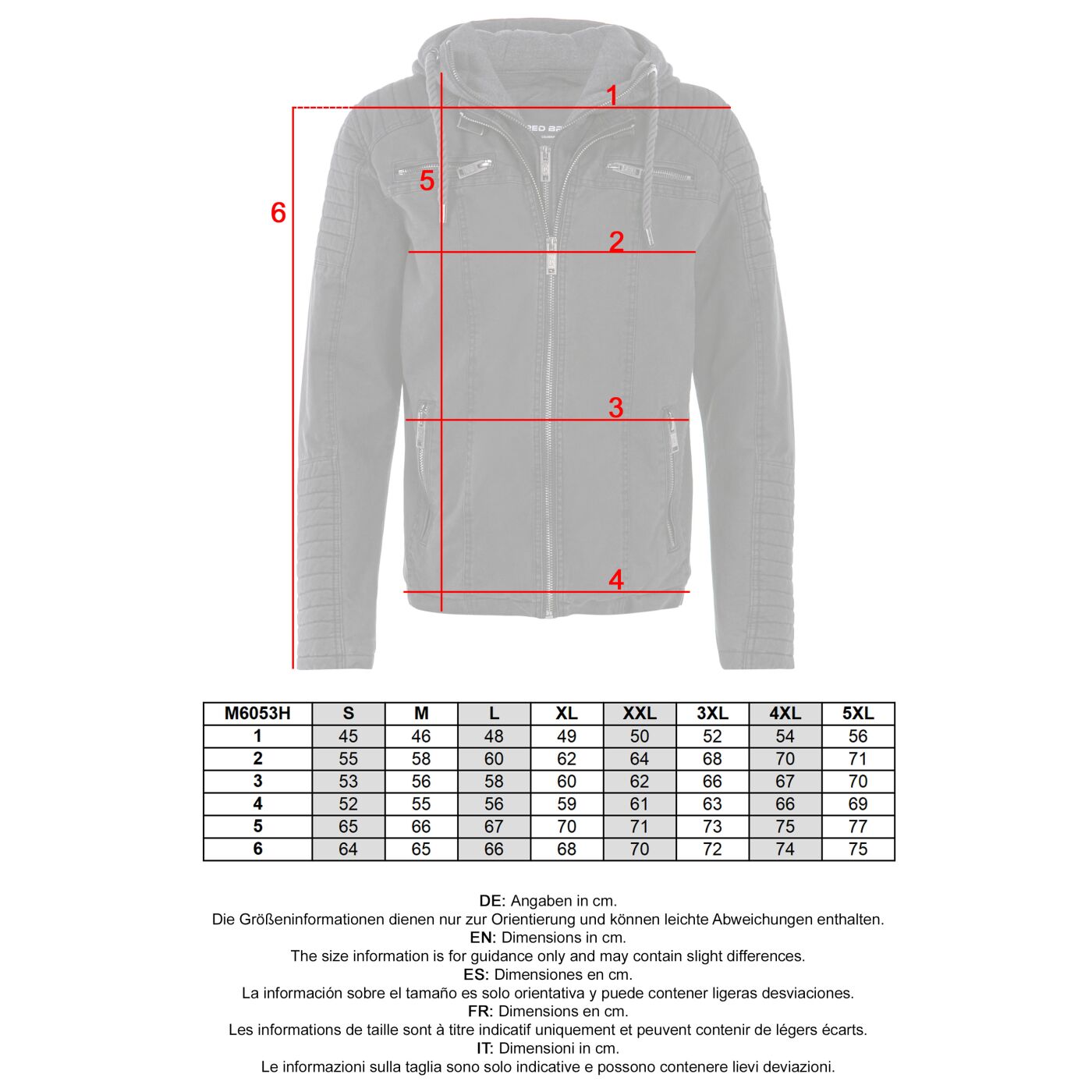 Redbridge GREENMONT Herren Jacke Kapuze M6053H