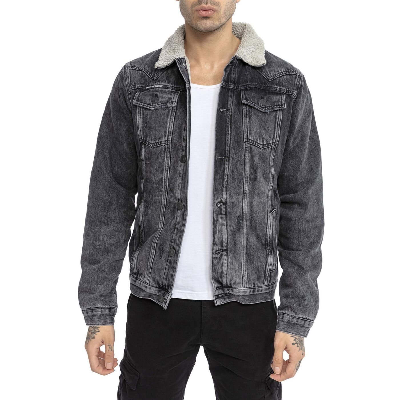 Redbridge By Cipo & Baxx TROY Herren Jeans Jacke Denim M6059