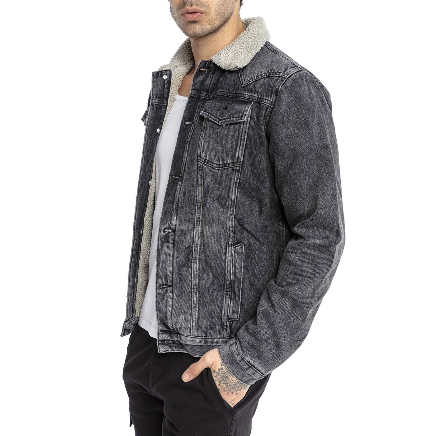 Redbridge By Cipo &amp; Baxx TROY Men's Jeans Jacket Denim M6059