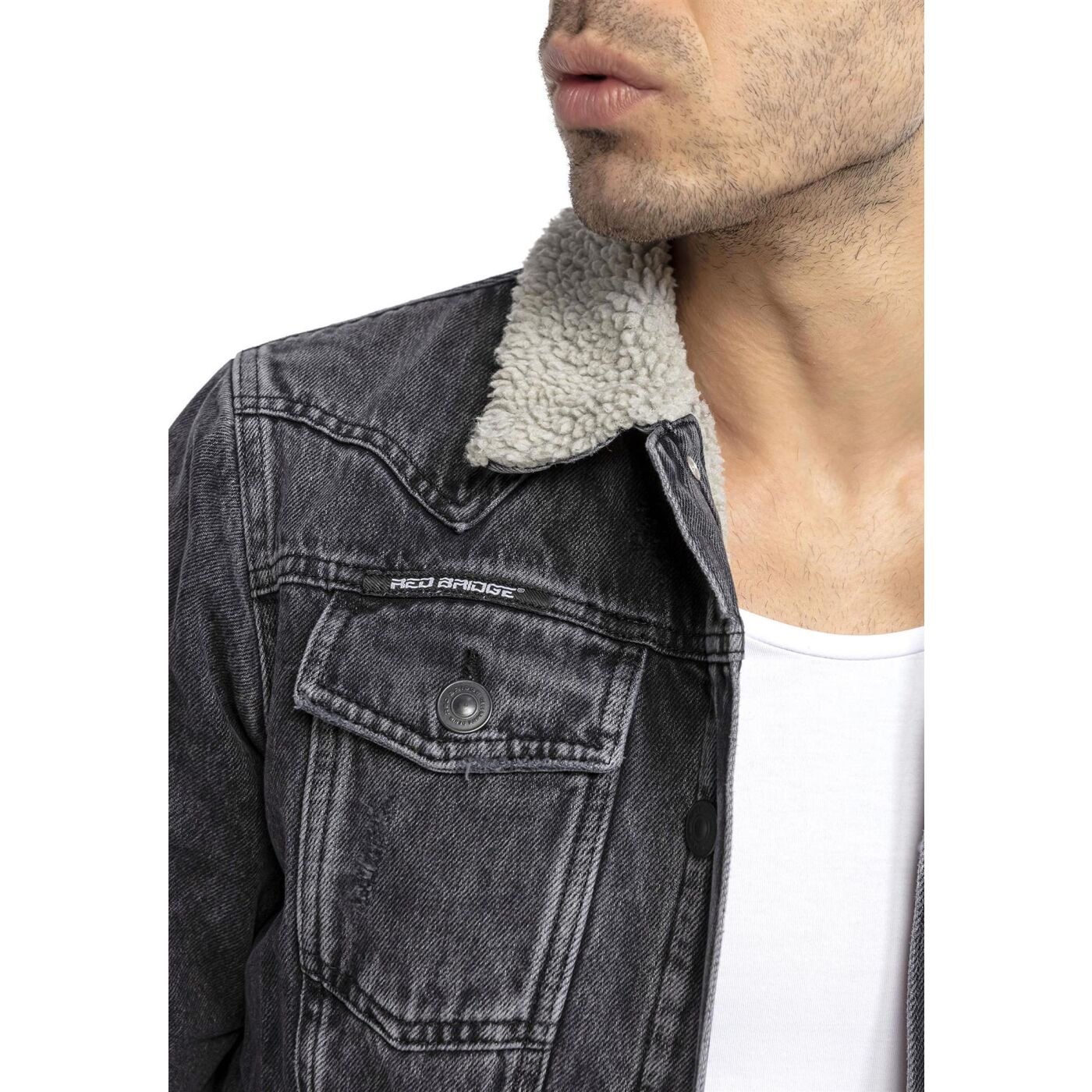 Redbridge By Cipo & Baxx TROY Herren Jeans Jacke Denim M6059