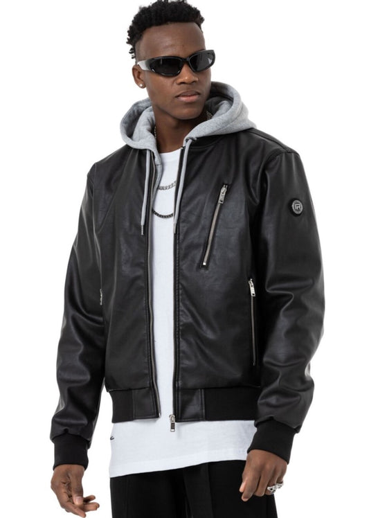 Redbridge REXFORD Herren Lederjacke M6142