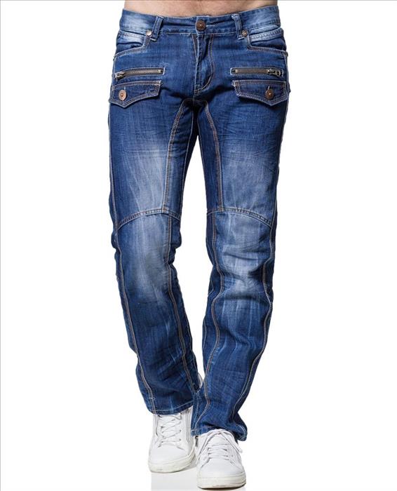 Kosmo Lupo BOLTEN Herren Jeans Denim Straight Cut