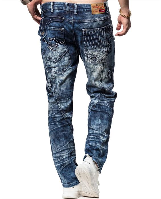 K&M Kosmo Lupo TWIST Herren Jeans Denim Straight Cut