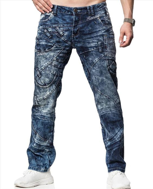 K&M Kosmo Lupo TWIST Herren Jeans Denim Straight Cut