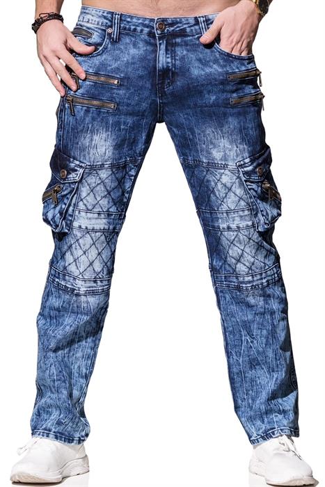 Kosmo Lupo TETON Herren Jeans Denim Straight Cut