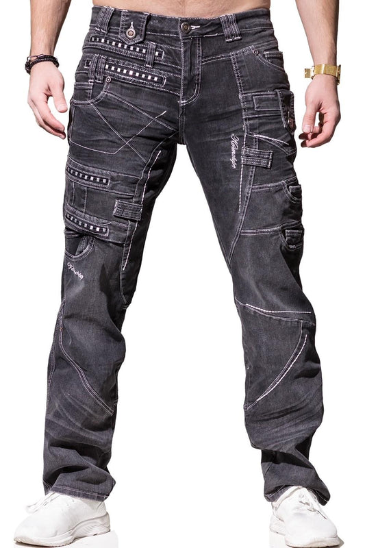 Kosmo Lupo Herren Jeans CLARK Straight Cut