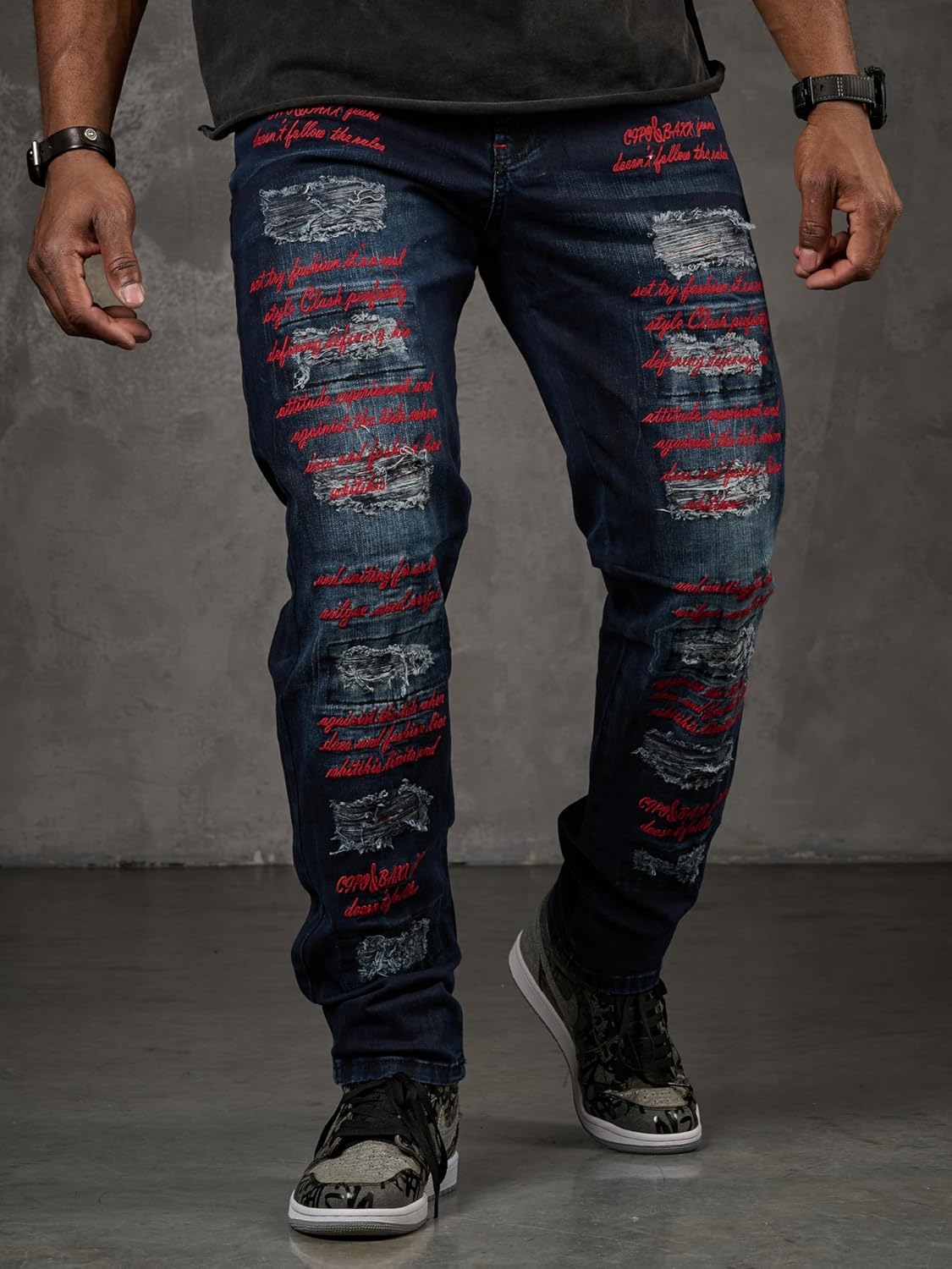 Cipo &amp; Baxx CARWAY Men's Jeans Denim CD699