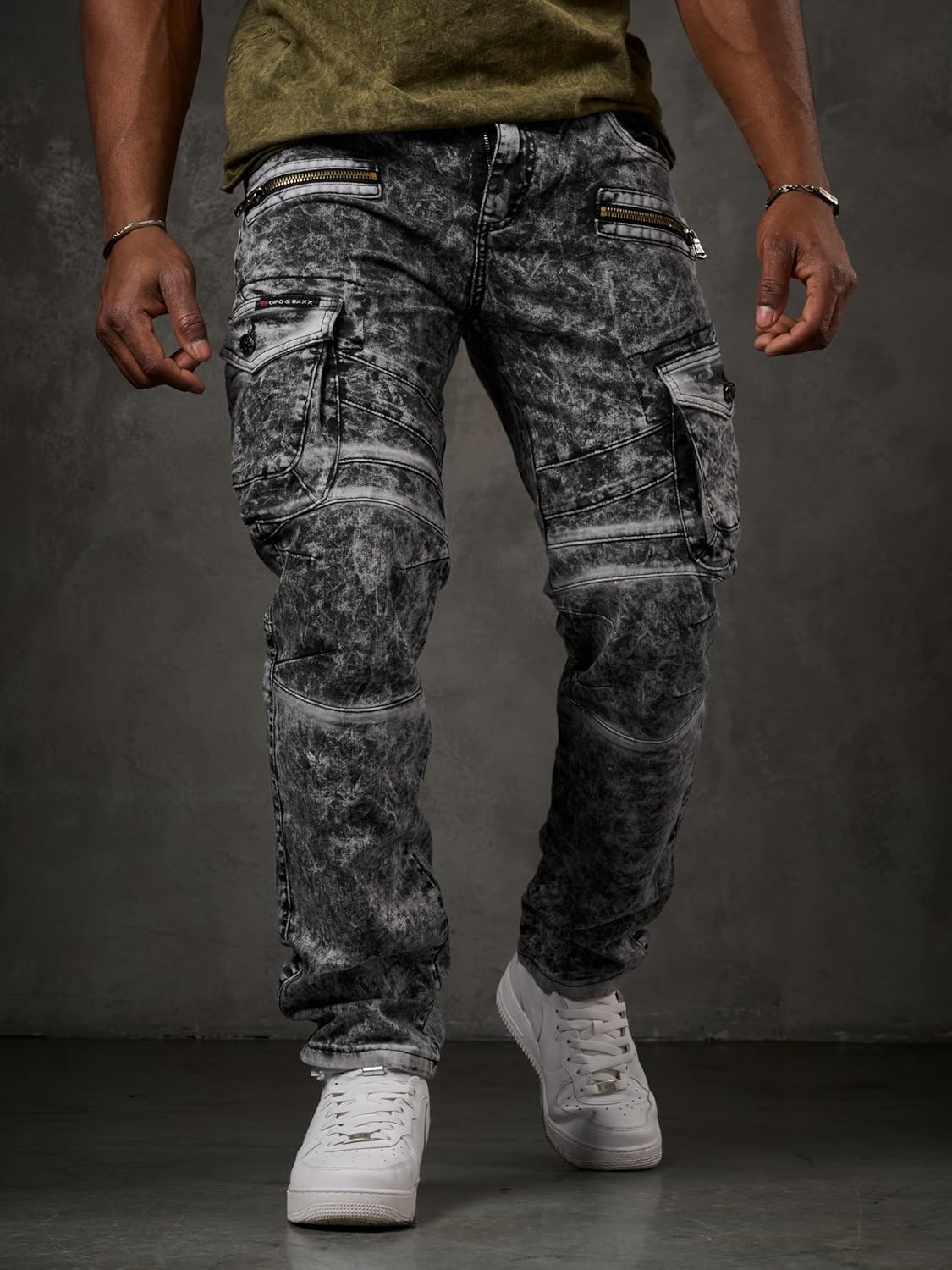 Cipo &amp; Baxx EDISON men's jeans denim CD780 