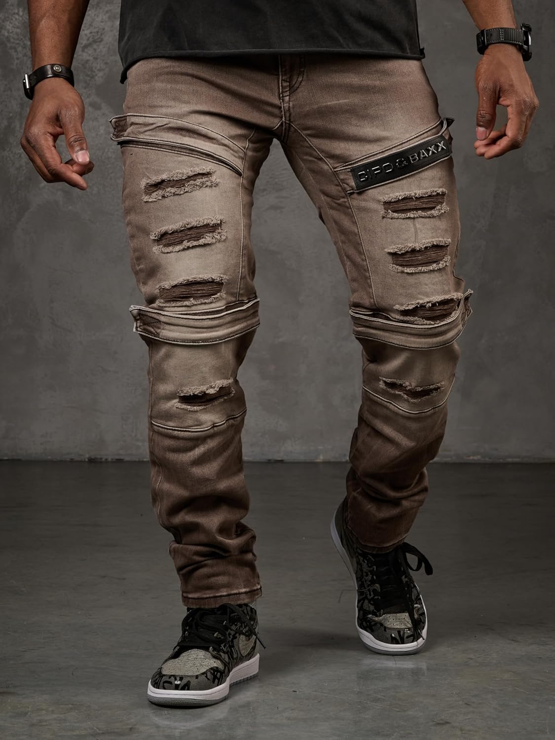 Cipo &amp; Baxx SNIPER Men's Jeans Denim CD555