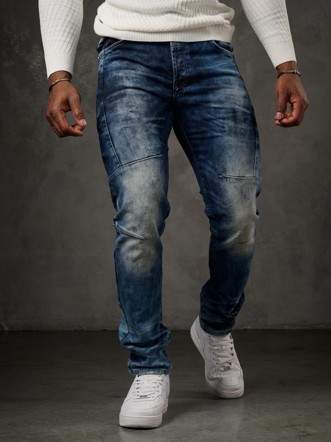 Cipo &amp; Baxx LUMEN Men's Jeans Denim CD286