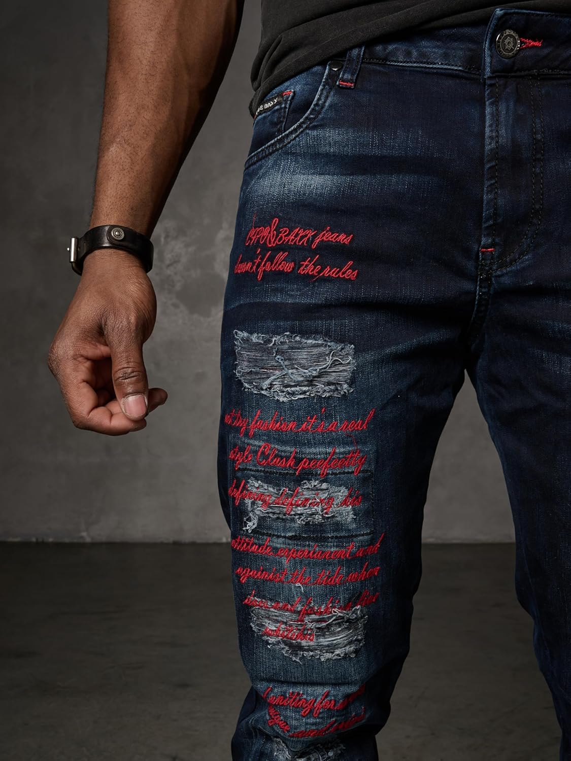 Cipo &amp; Baxx CARWAY Men's Jeans Denim CD699