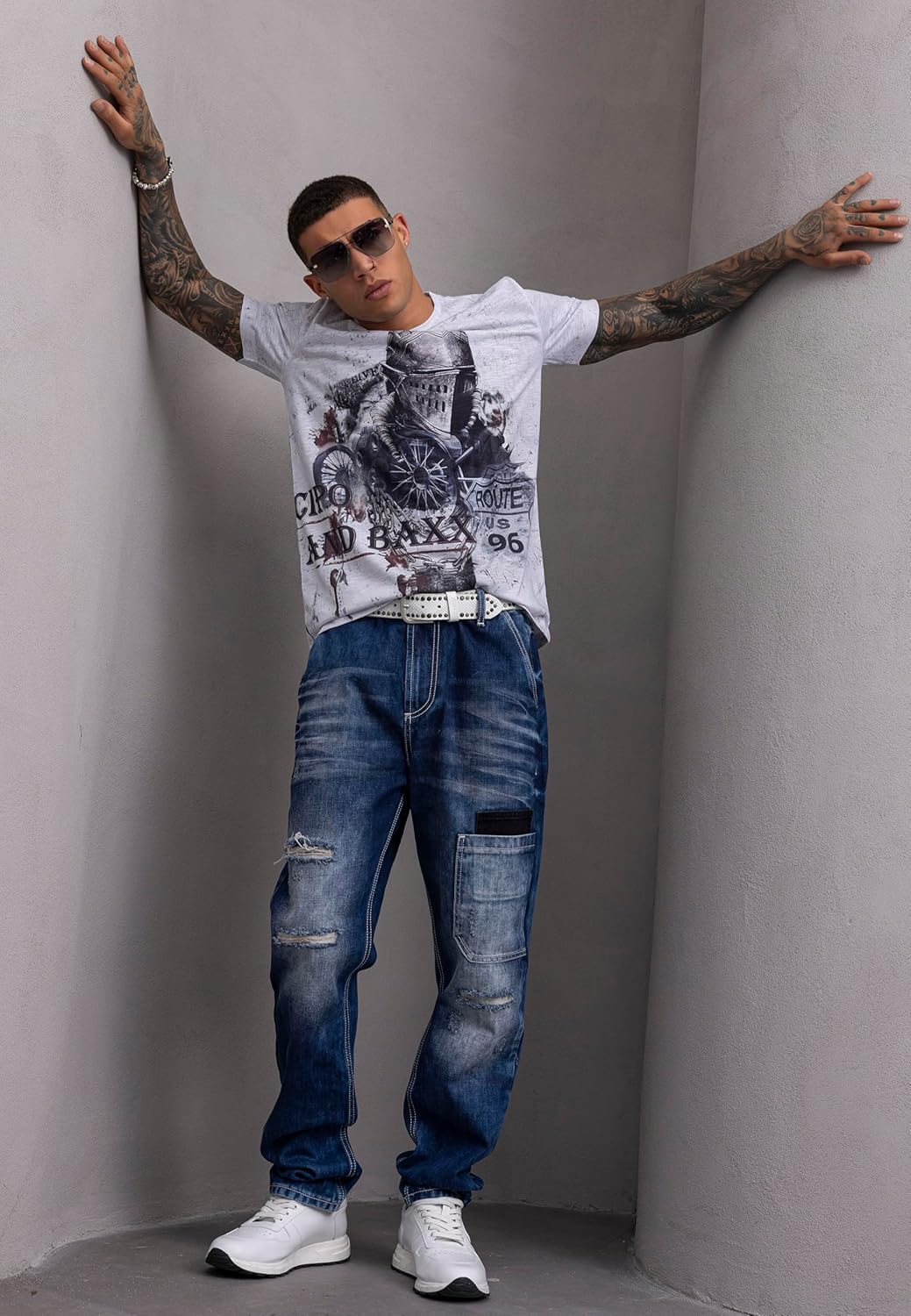 Cipo &amp; Baxx ACE Men's Jeans Denim CD838