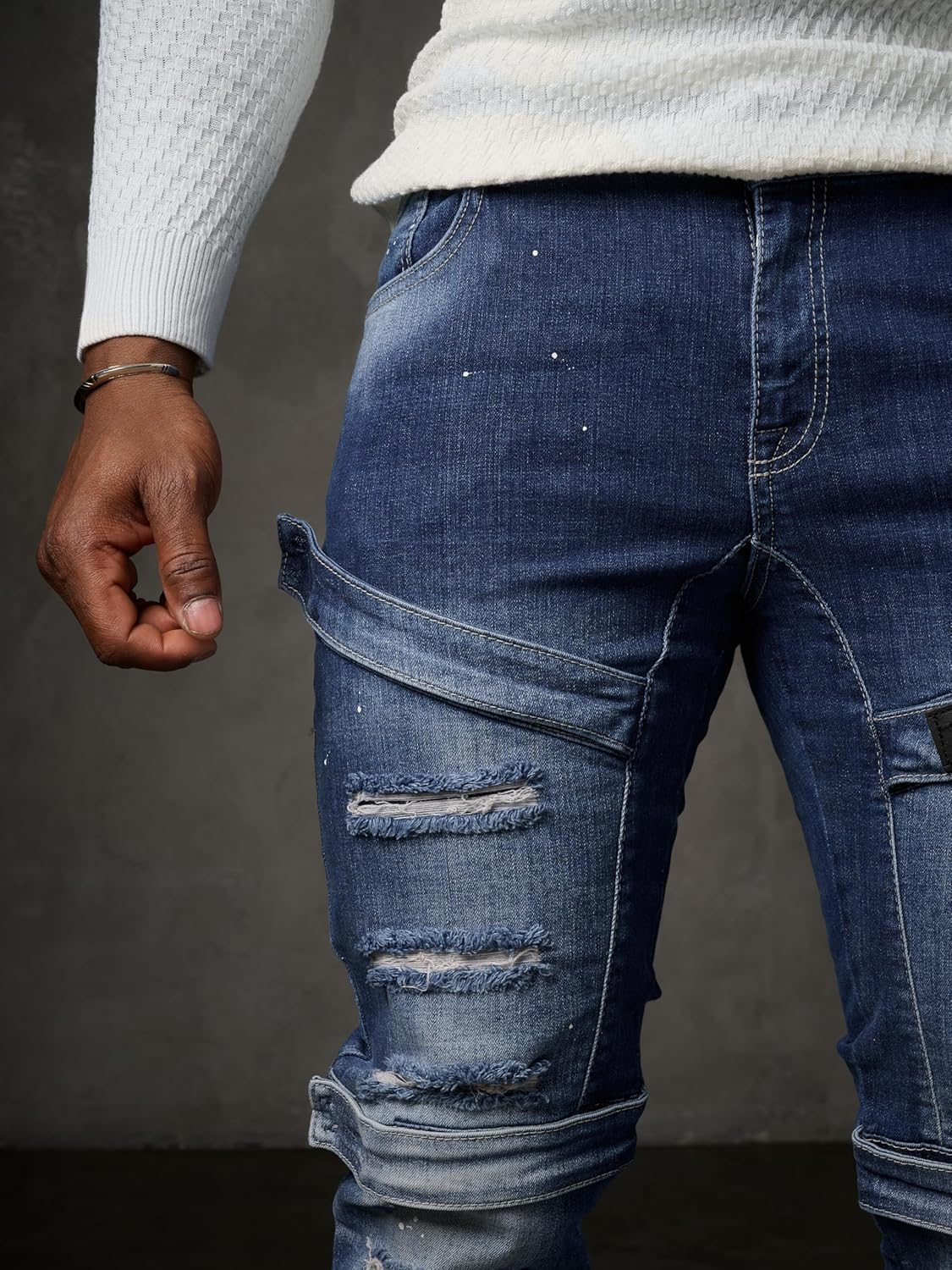 Cipo &amp; Baxx CONNECT men's jeans denim CD555