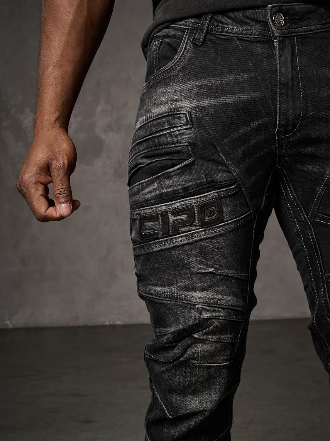 Cipo &amp; Baxx CHICAGO Men's Jeans Denim CD491