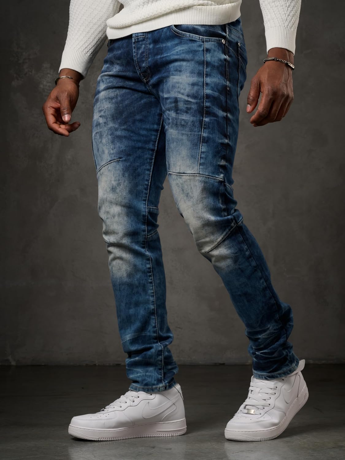 Cipo &amp; Baxx LUMEN Men's Jeans Denim CD286