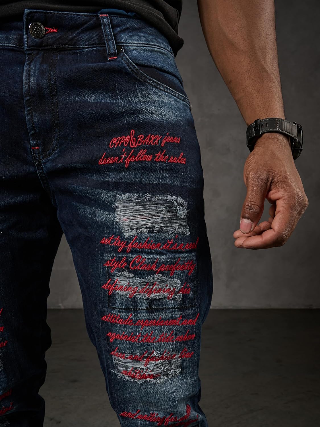 Cipo &amp; Baxx CARWAY Men's Jeans Denim CD699