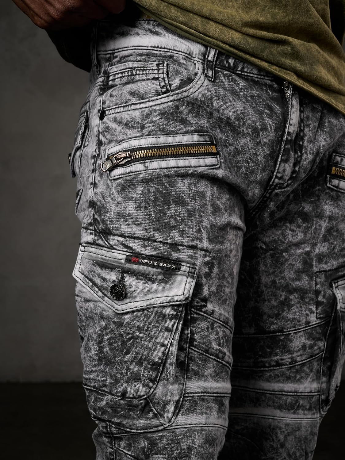 Cipo &amp; Baxx EDISON men's jeans denim CD780 
