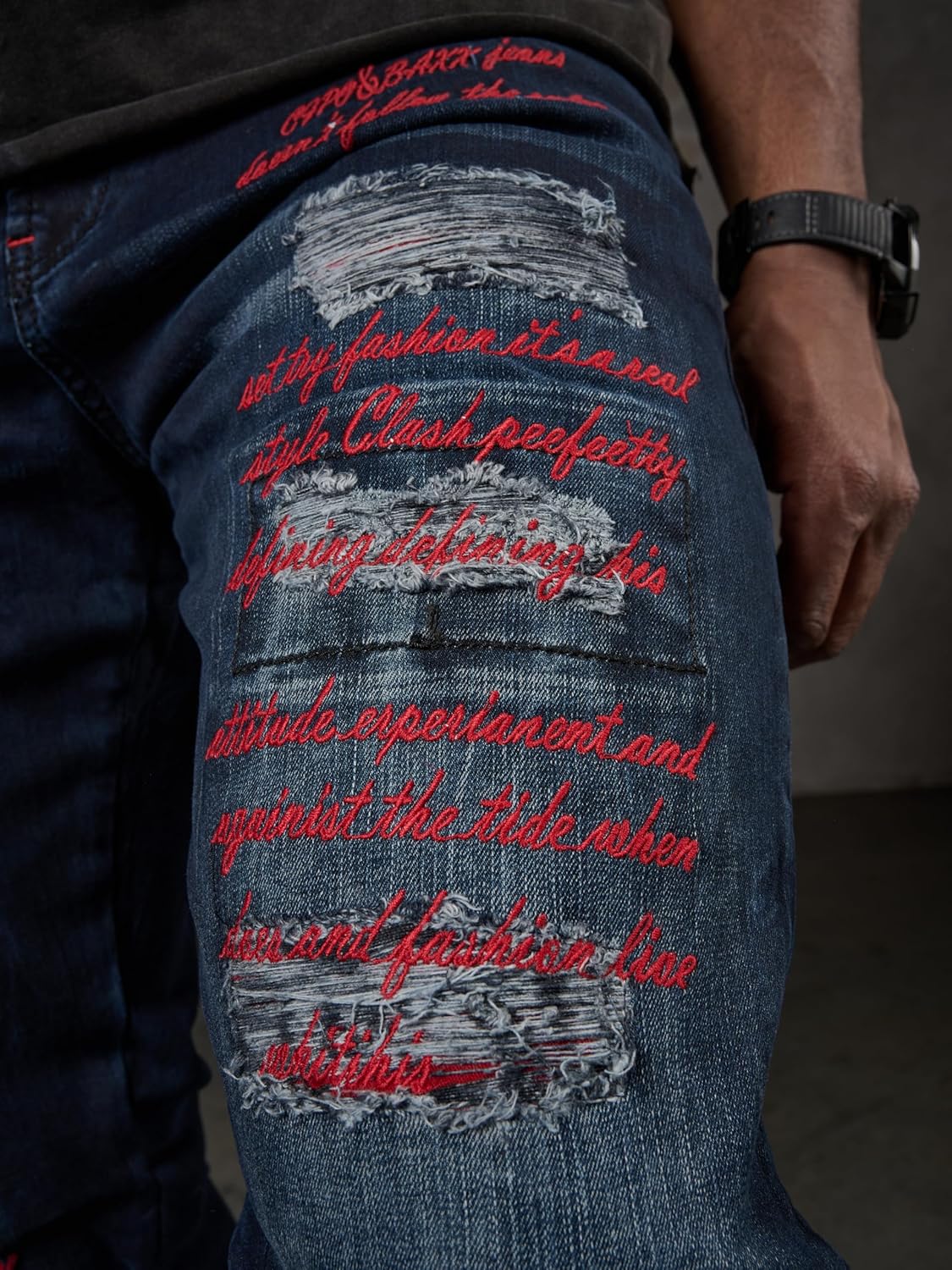 Cipo &amp; Baxx CARWAY Men's Jeans Denim CD699