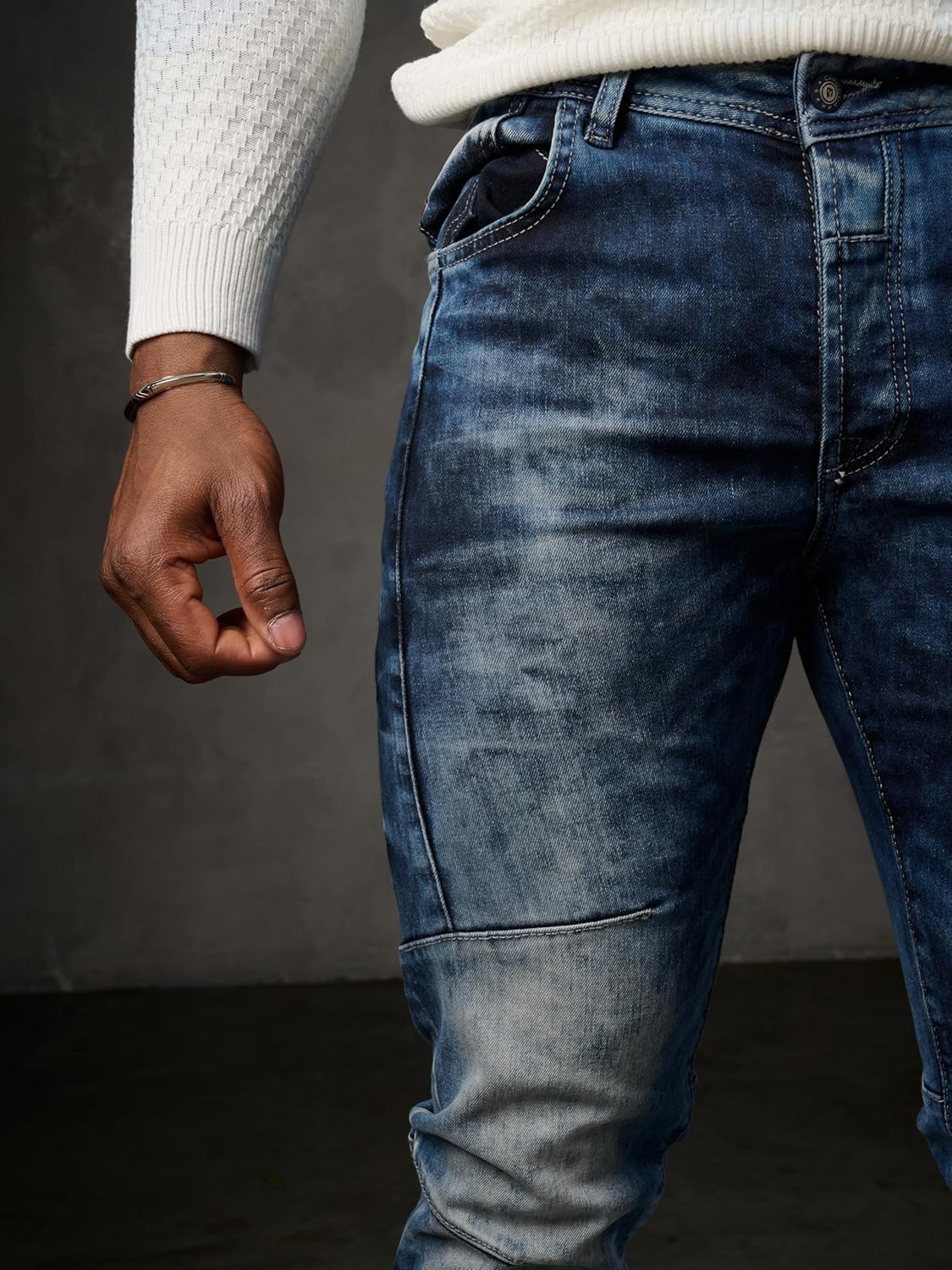 Cipo &amp; Baxx LUMEN Men's Jeans Denim CD286