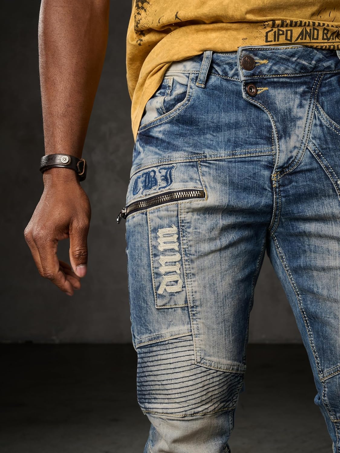 Cipo &amp; Baxx UTAH Men's Jeans Denim CD293