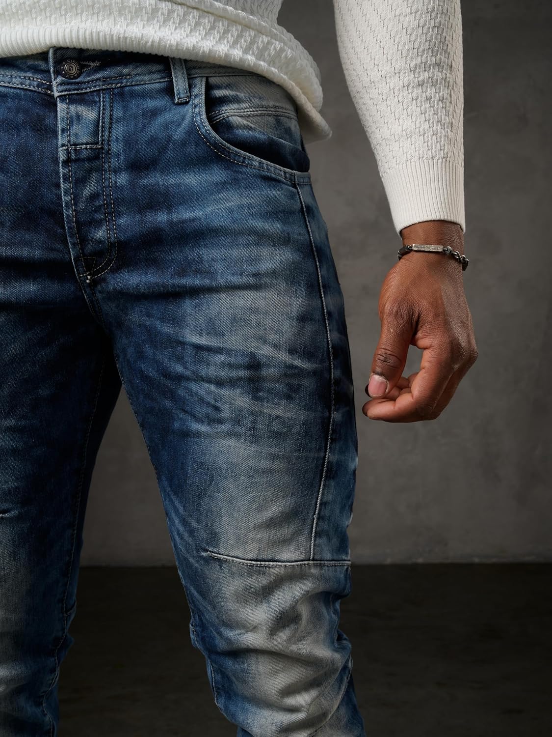 Cipo &amp; Baxx LUMEN Men's Jeans Denim CD286
