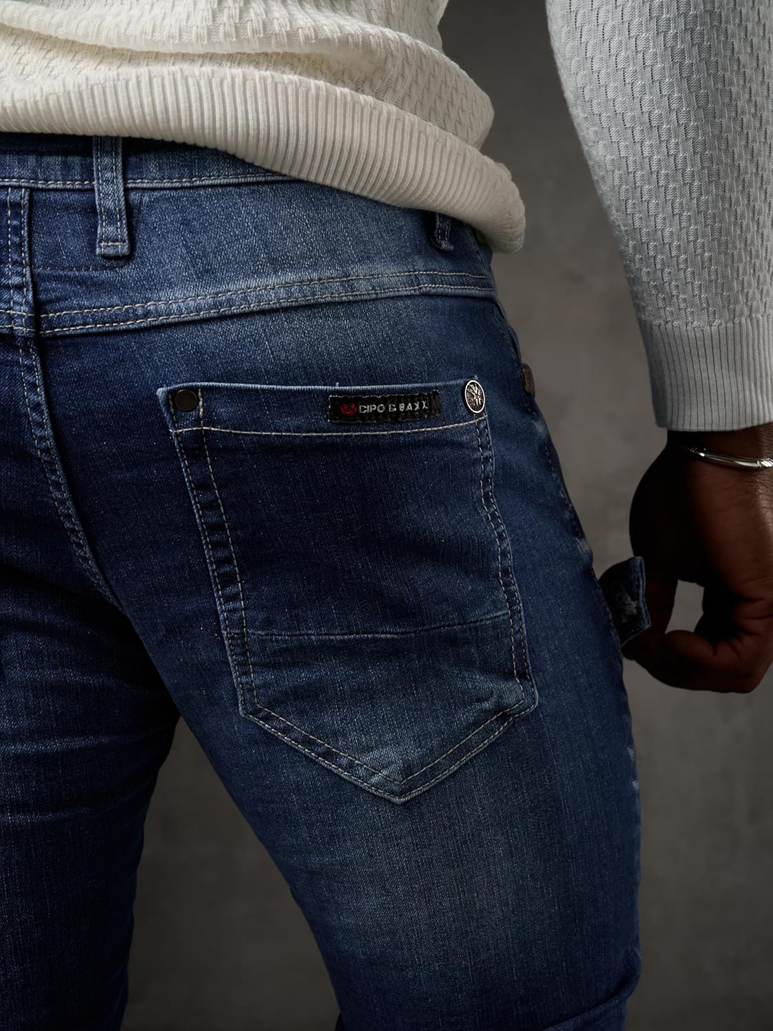Cipo &amp; Baxx CONNECT men's jeans denim CD555