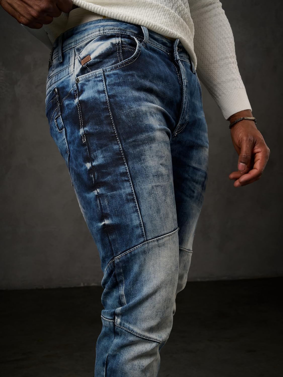 Cipo &amp; Baxx LUMEN Men's Jeans Denim CD286