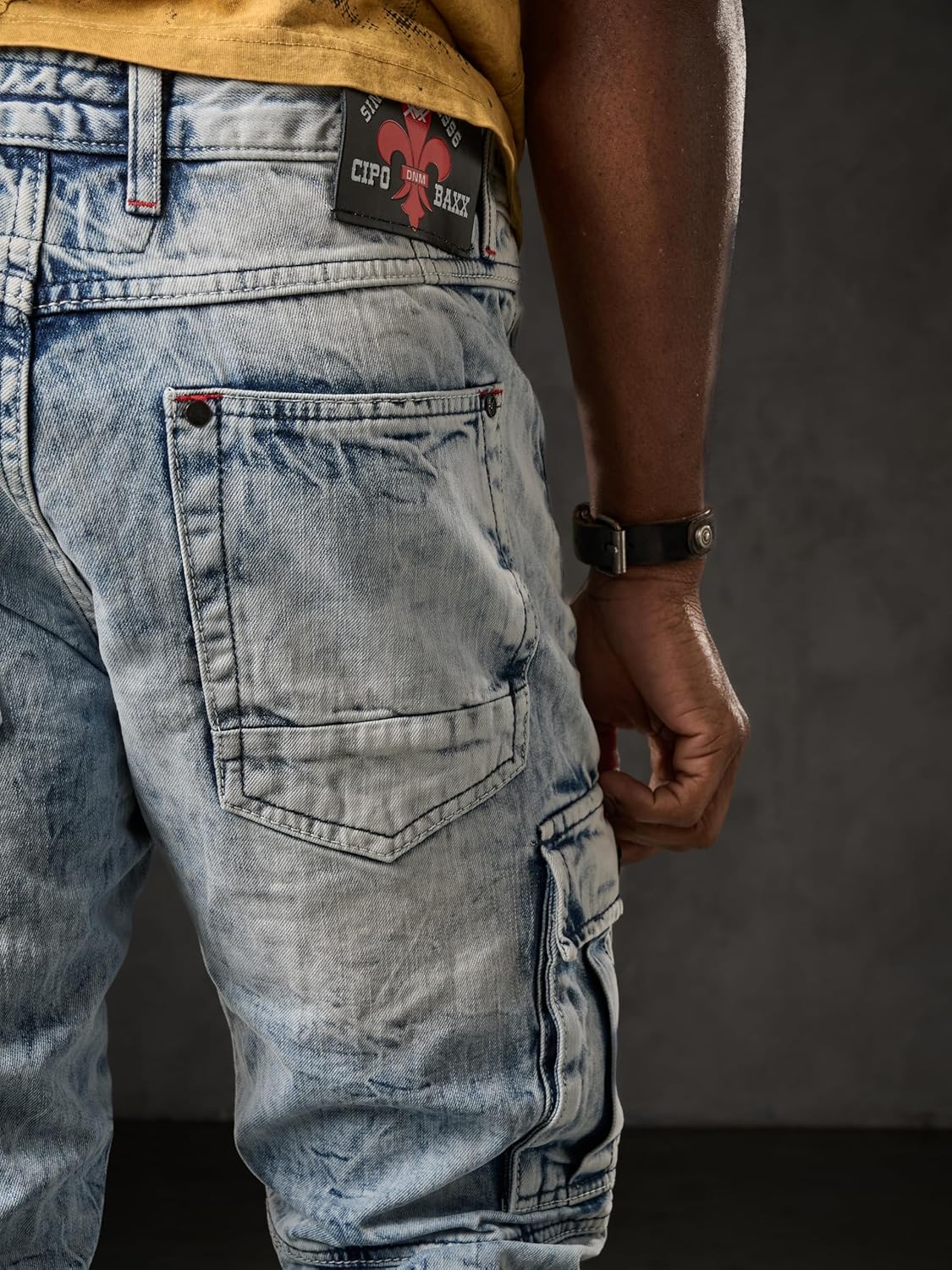 Cipo & Baxx PABLO Herren Cargo Jeans CD798