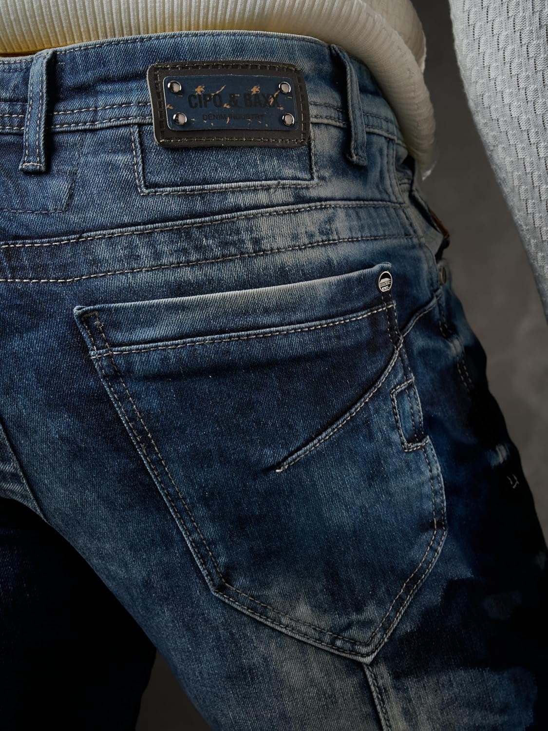 Cipo &amp; Baxx LUMEN Men's Jeans Denim CD286