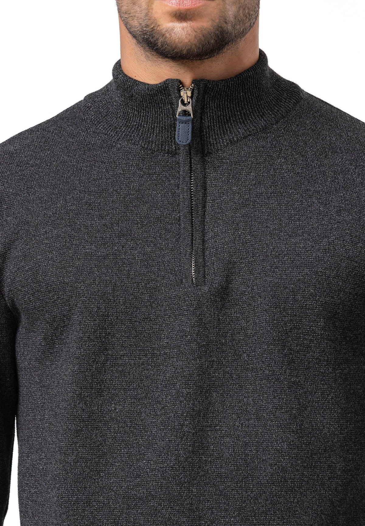 Cipo & Baxx WEXA Herren Pullover dunkelgrau CP290