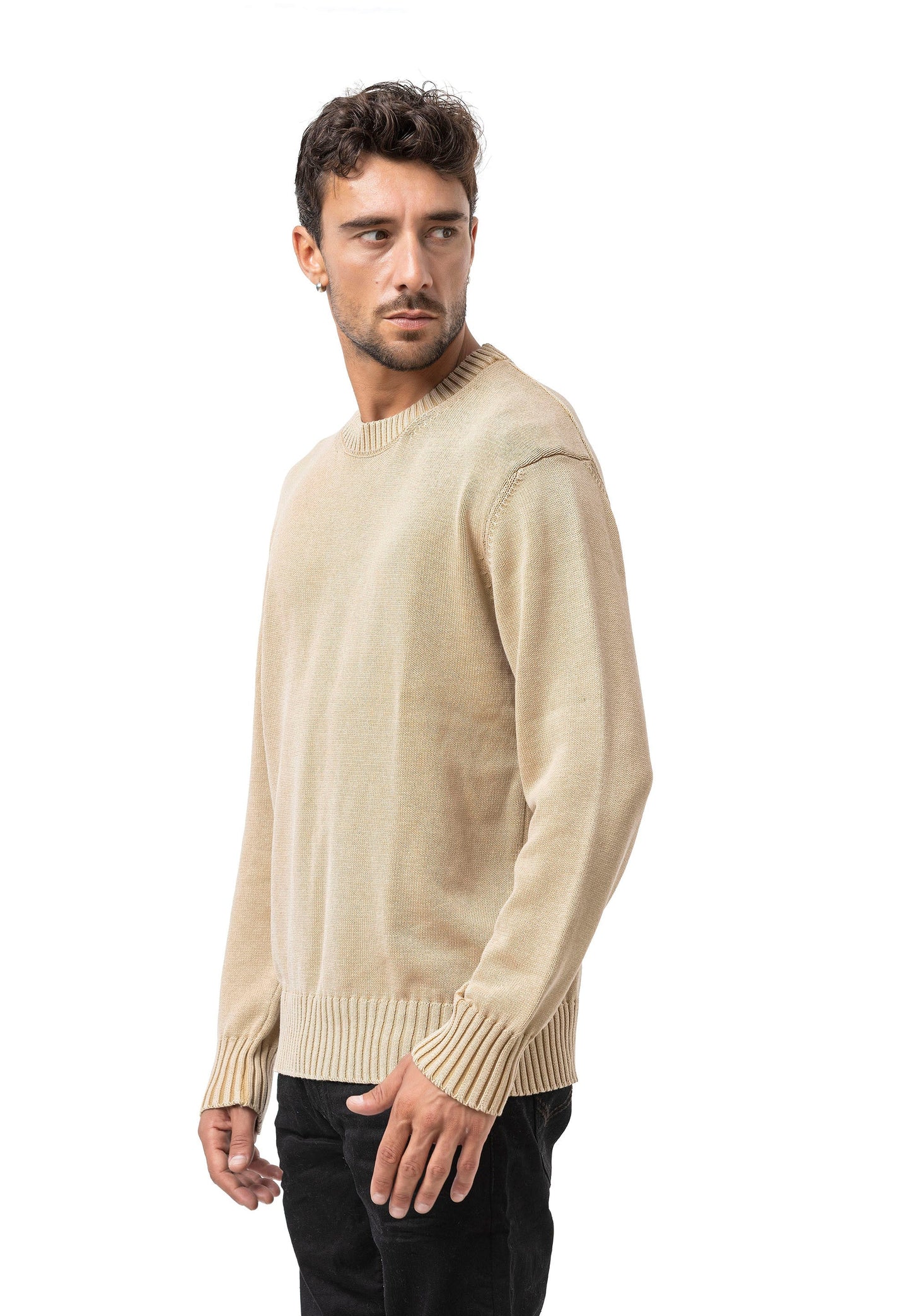 Cipo &amp; Baxx EXETER men's sweater NAVY CP158