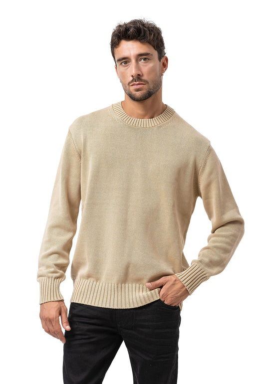 Cipo & Baxx CHENG Herren Pullover beige CP289