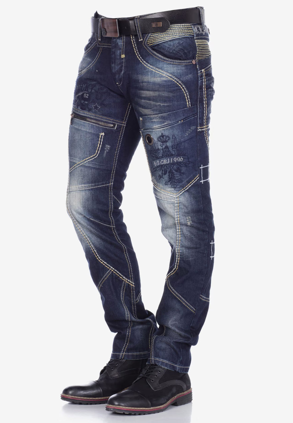 Cipo & Baxx FRASCATI Herren Jeans Denim Blau C-1114