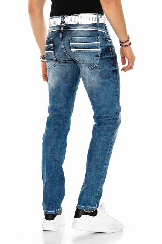 Cipo & Baxx NOAH Dicke Nähte Herren Jeans Denim C-1127