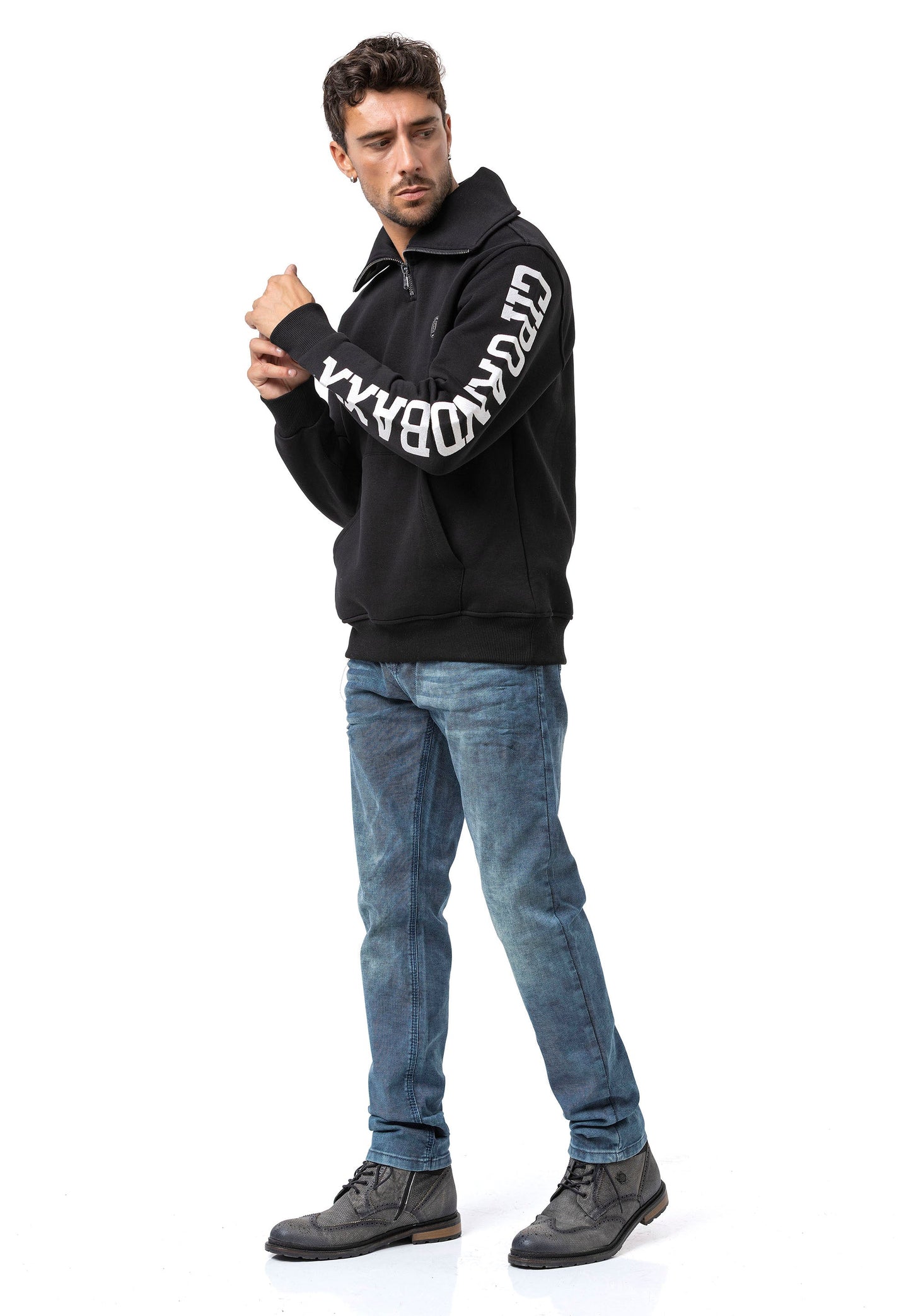 Cipo &amp; Baxx ADELAIDE men's hooded sweatshirt CL559