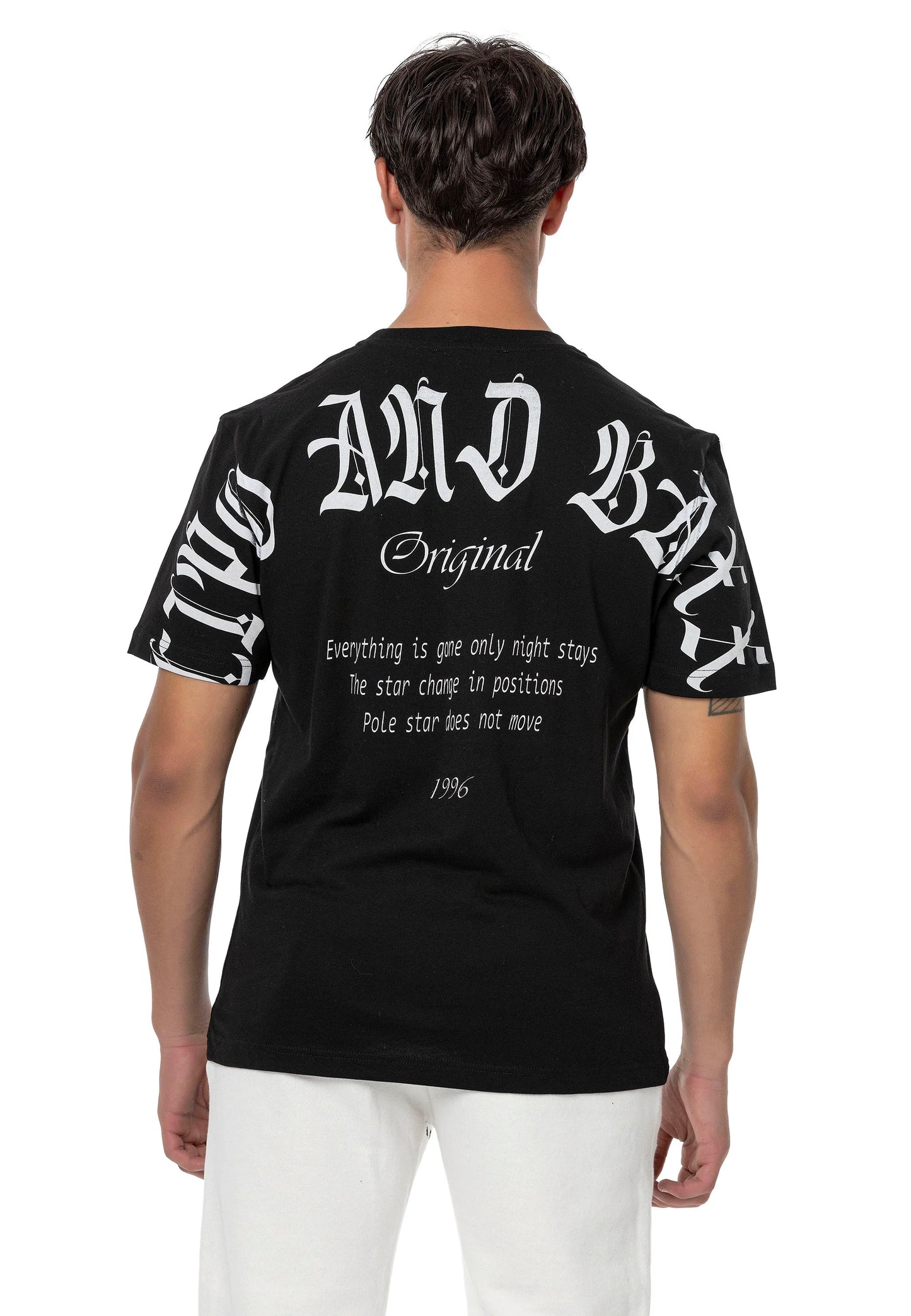 Cipo &amp; Baxx EMPORIA black men's T-shirt CT718