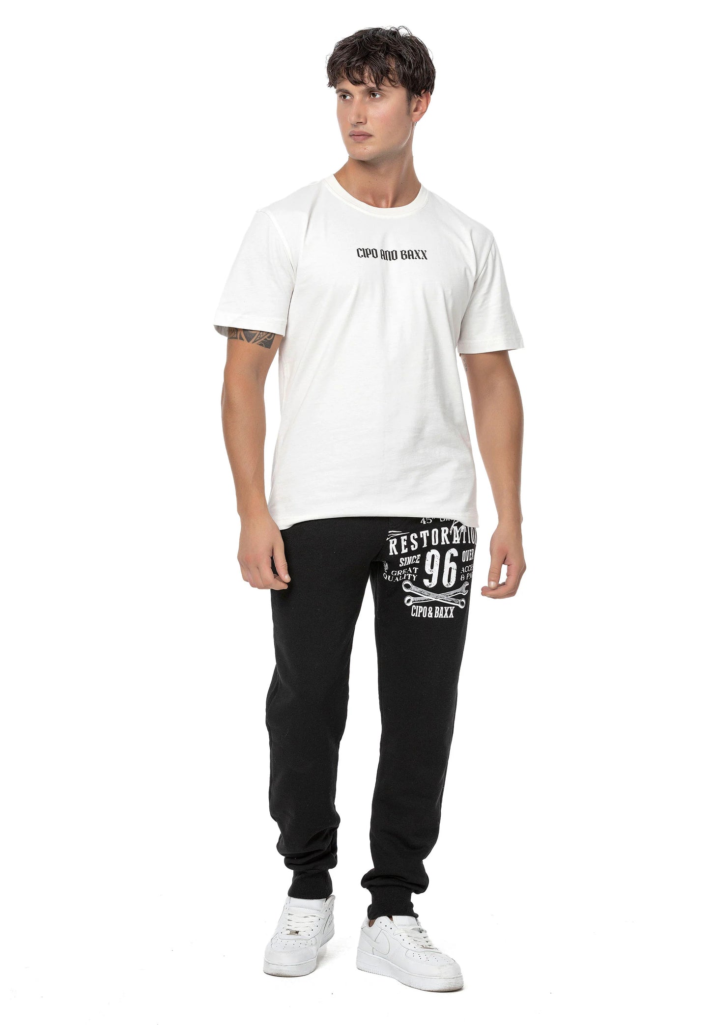 Cipo &amp; Baxx EMPORIA black men's T-shirt CT718