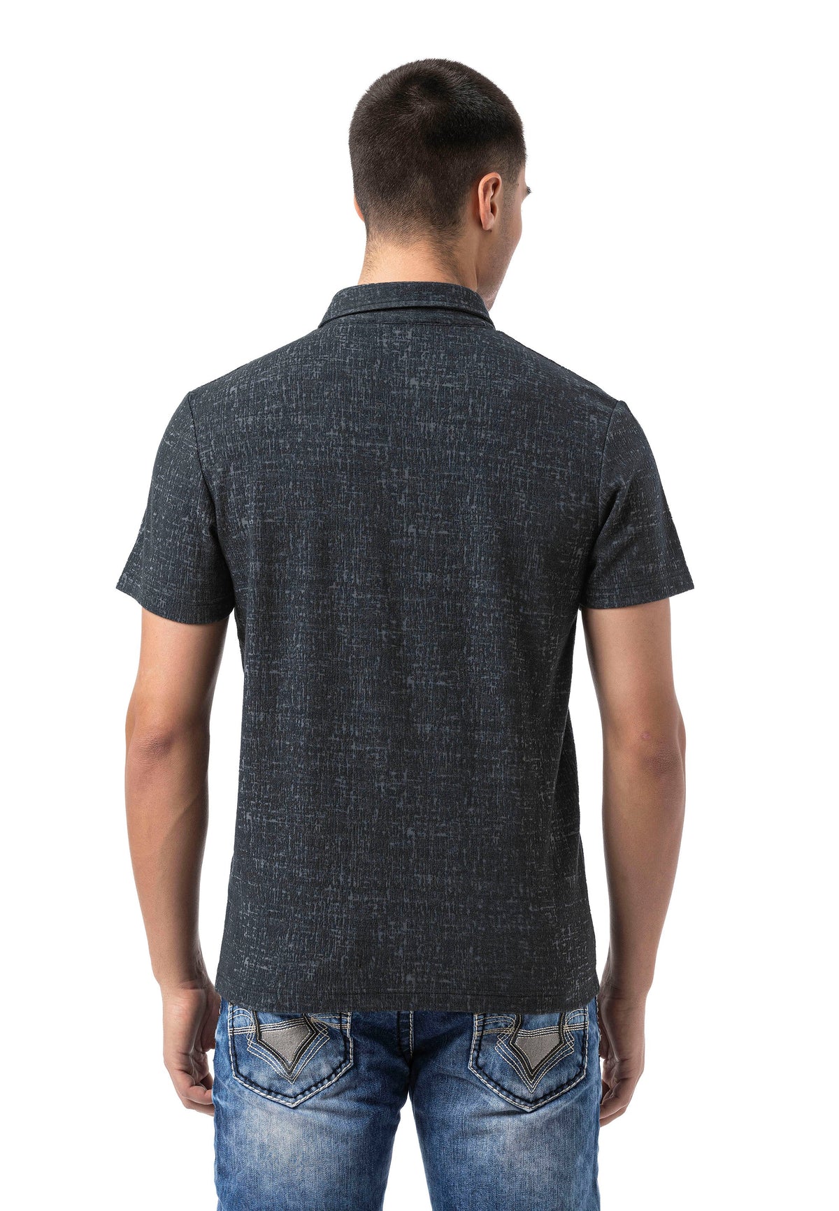 Cipo & Baxx SANSOR black Herren Polo T-Shirt CT825