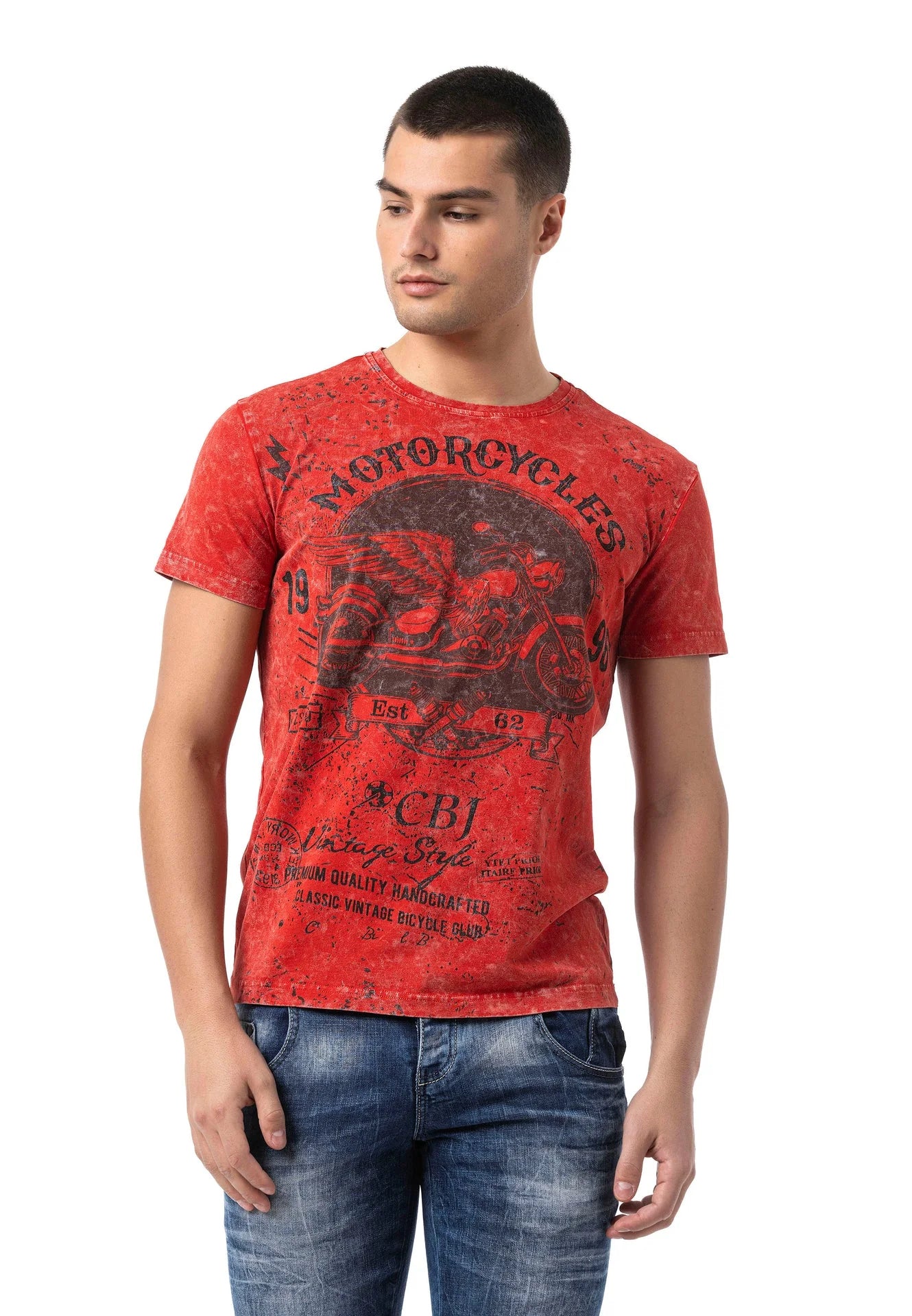Cipo & Baxx TIM Herren red T-Shirt CT813