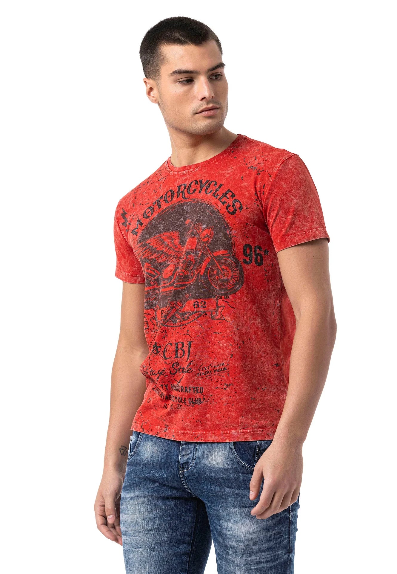 Cipo & Baxx TIM Herren red T-Shirt CT813