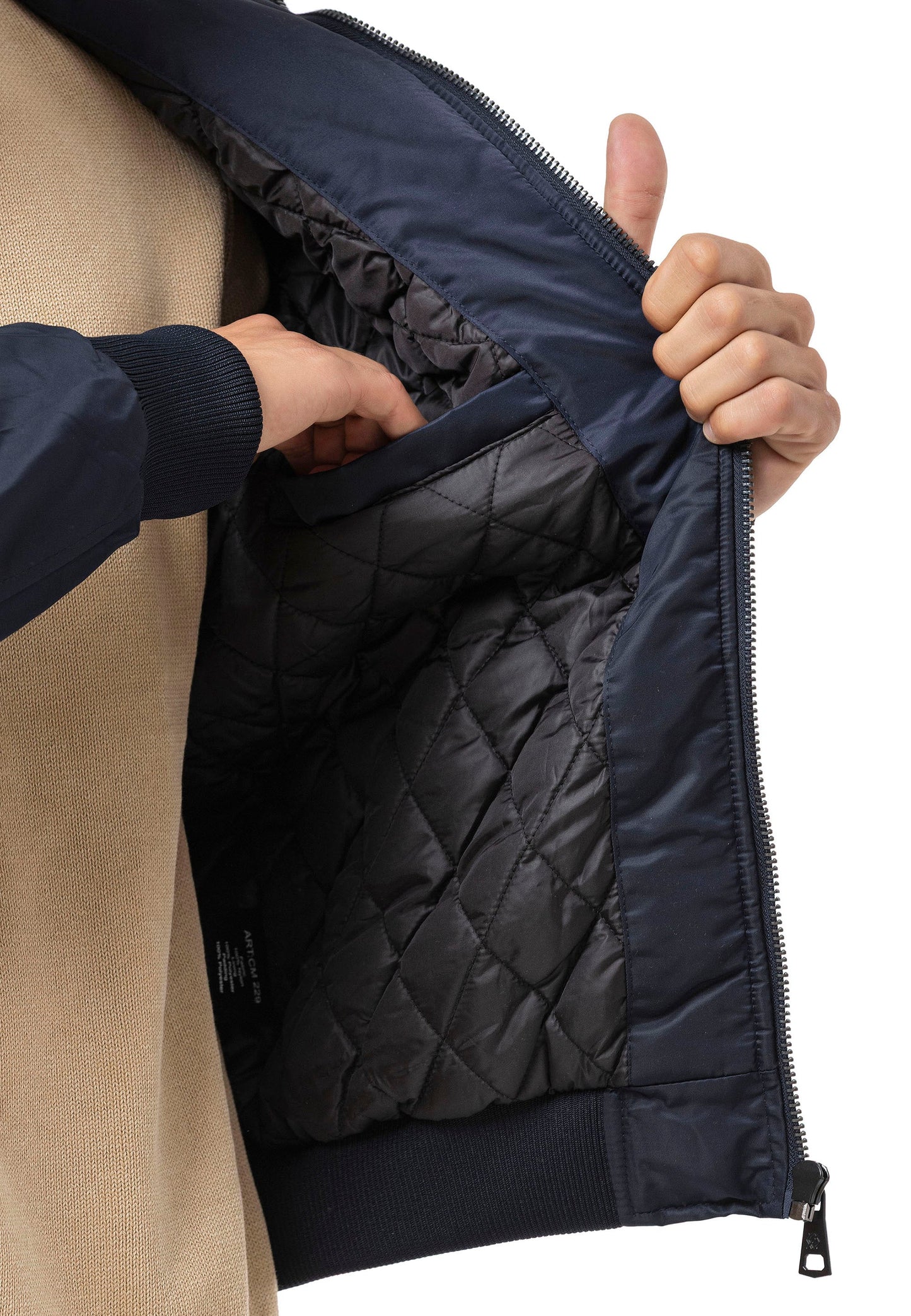 Cipo &amp; Baxx PERM men's bomber jacket hood CM134