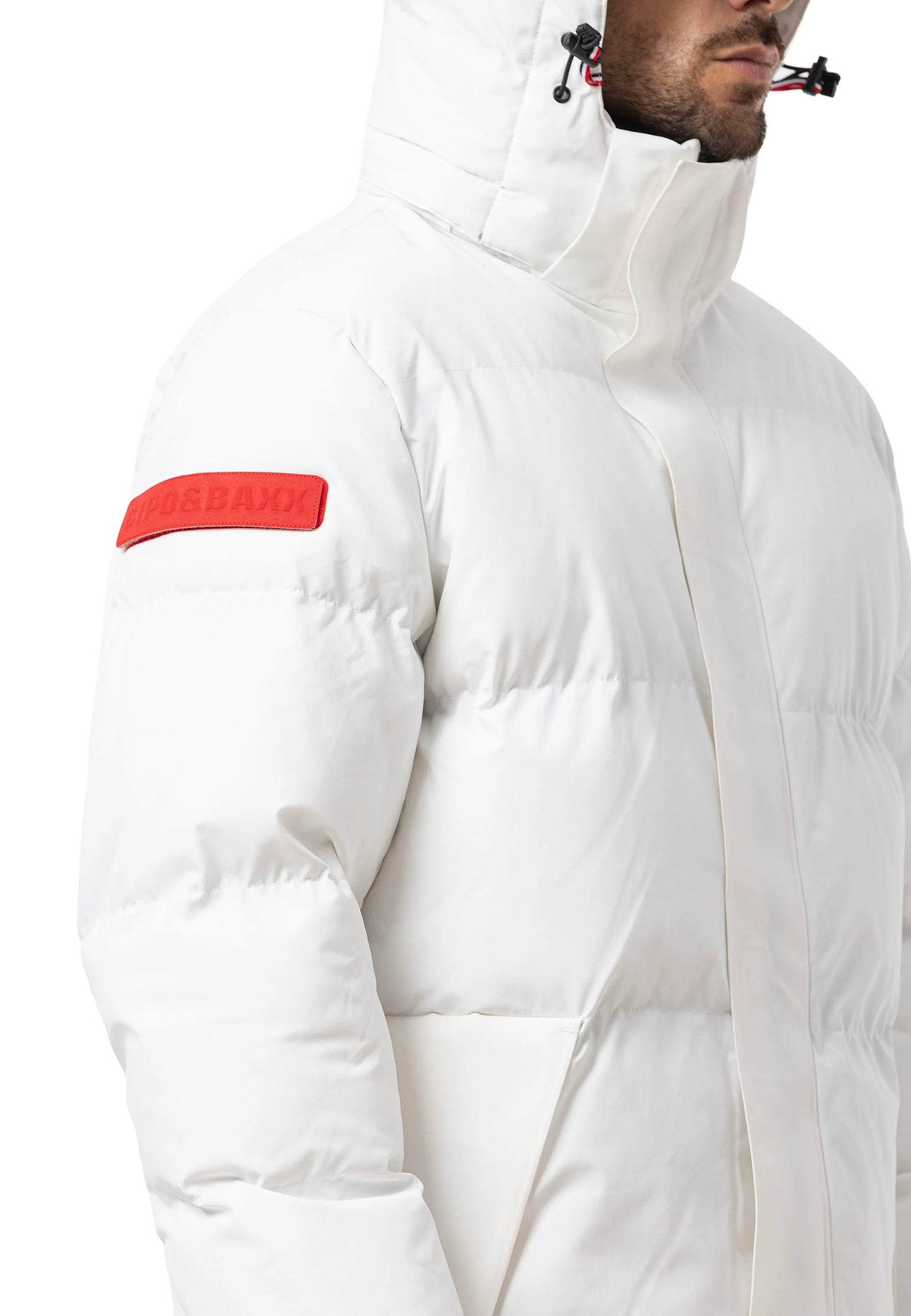 Cipo &amp; Baxx PERM men's bomber jacket hood CM134