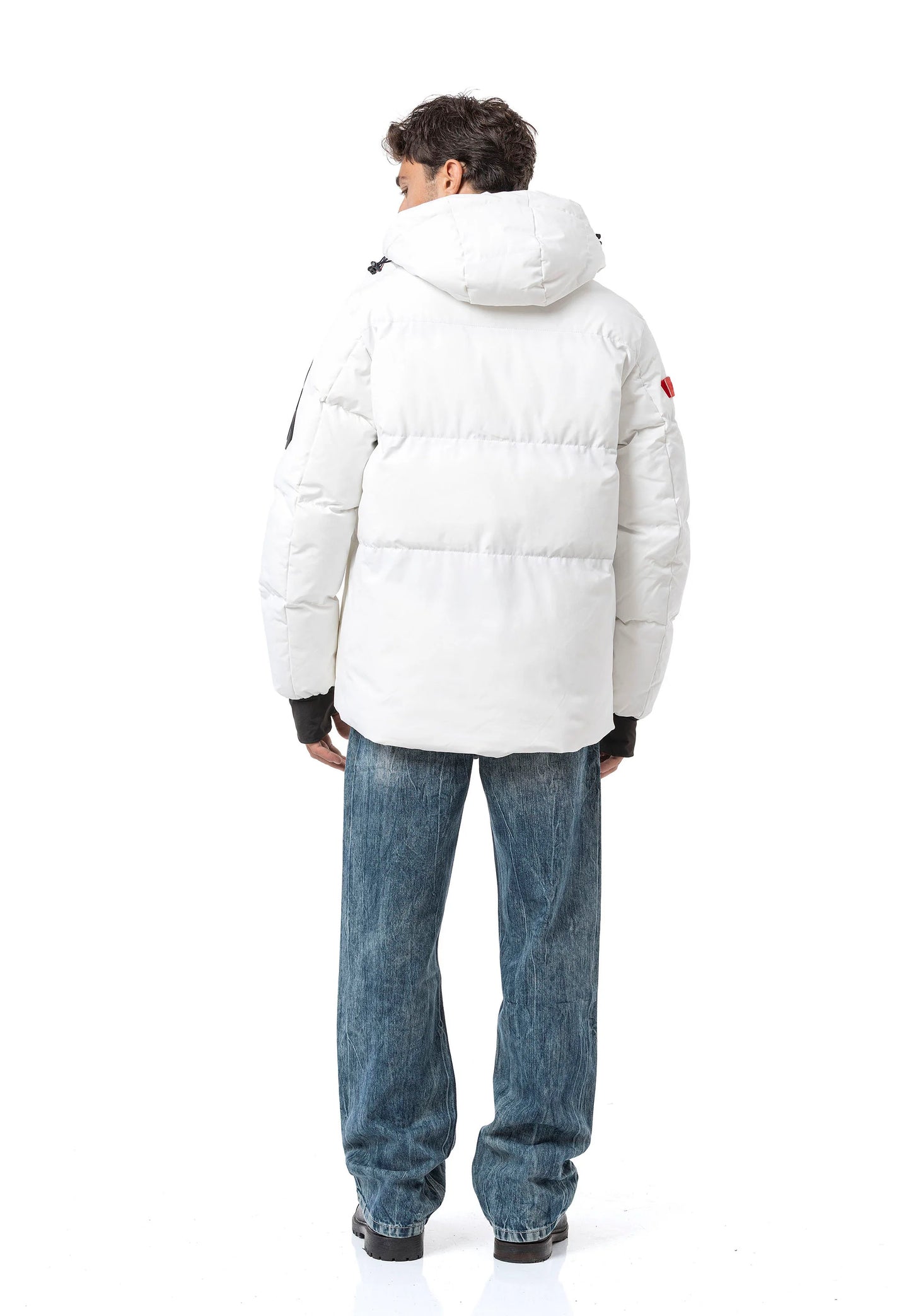 Cipo &amp; Baxx PERM men's bomber jacket hood CM134