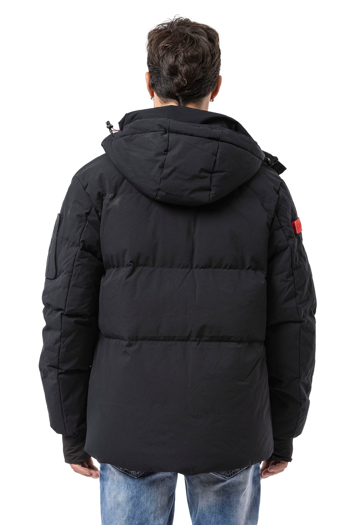 Cipo &amp; Baxx PERM men's bomber jacket hood CM134