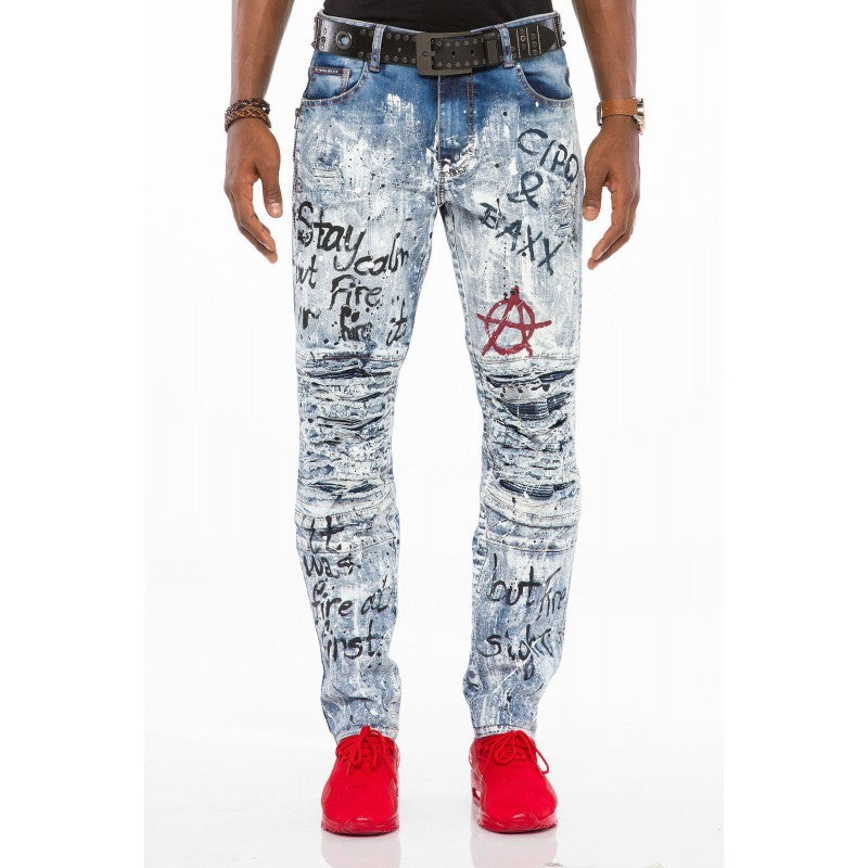 Cipo &amp; Baxx BROOKLYN men's jeans denim CD498