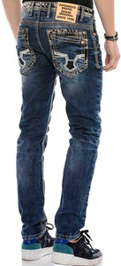 Cipo &amp; Baxx NEOBOOT men's jeans denim CD593