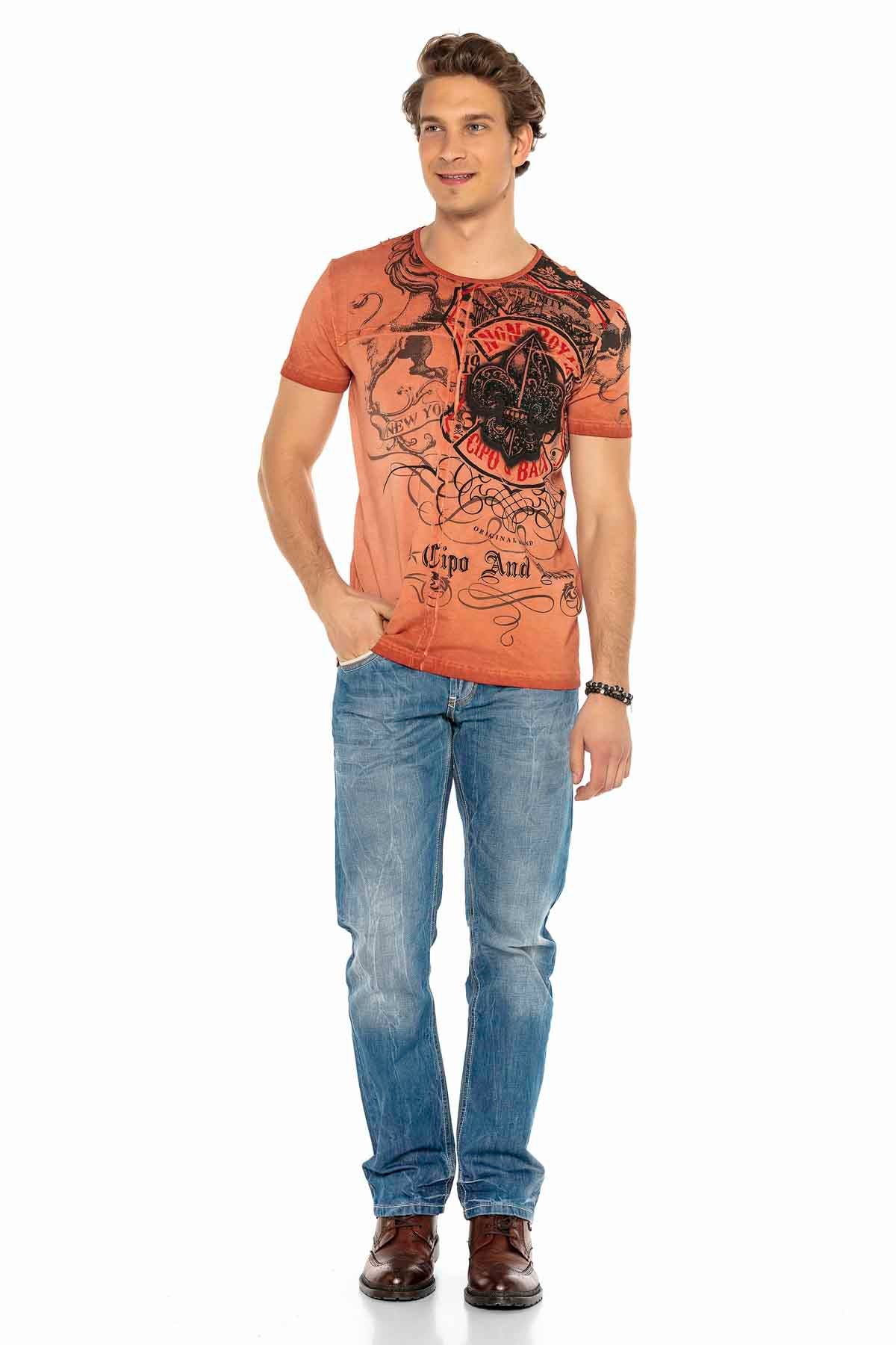 Cipo &amp; Baxx OSCAR men's jeans denim C-0595